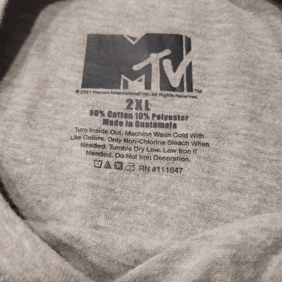 MTV Women's Tank Top Size 2XL Grey - Picture 5 of 5
